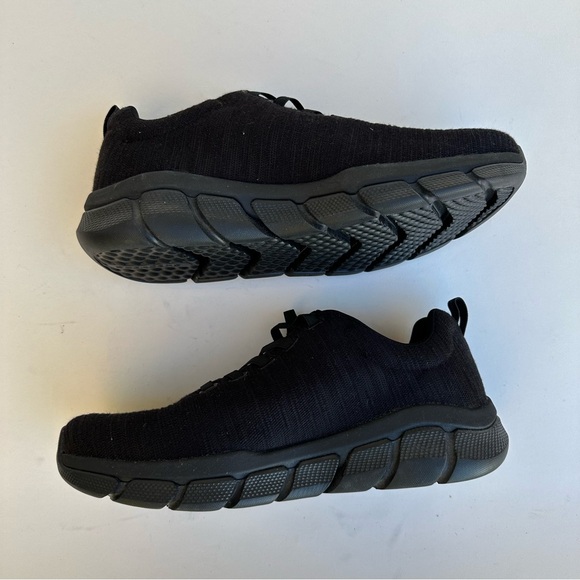Skechers Sport Shoes Men 11 Wide Black Skech-Flex 3.0 Athletic Running Elastic - Picture 3 of 8